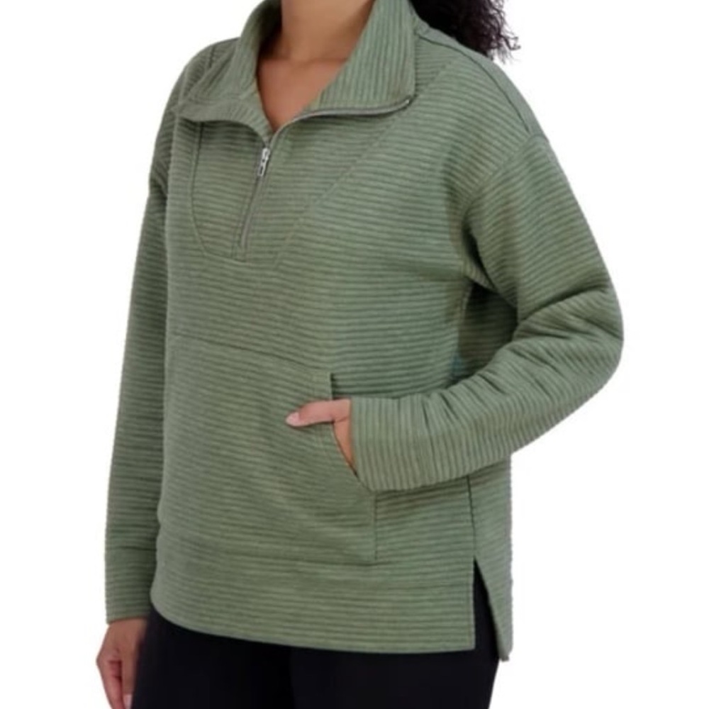 Kirkland Ladies’ Ottoman Half Zip Sweatshirt XL - Picture 2 of 9